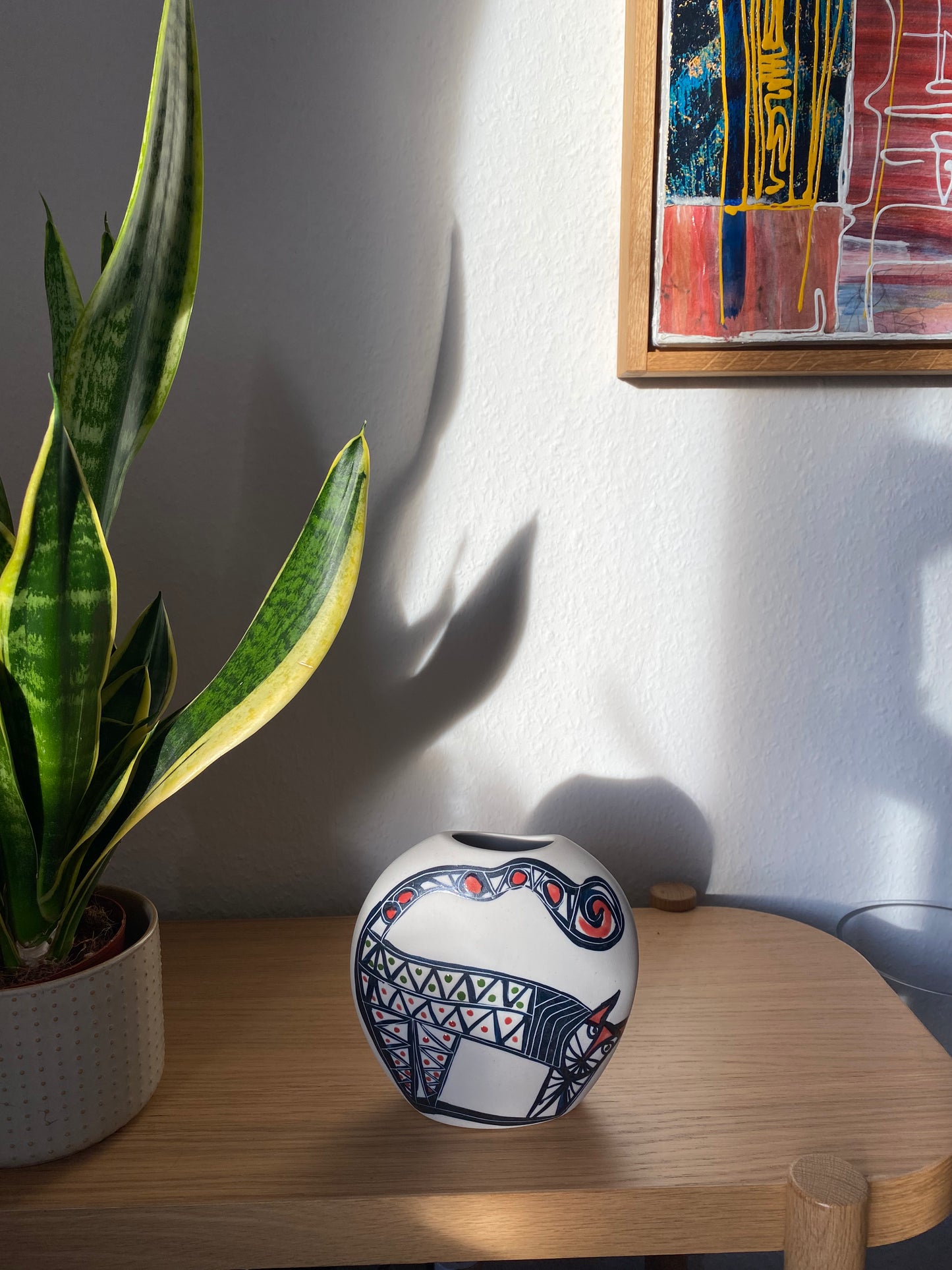 Scandinavische Keramische Vaas - Groot