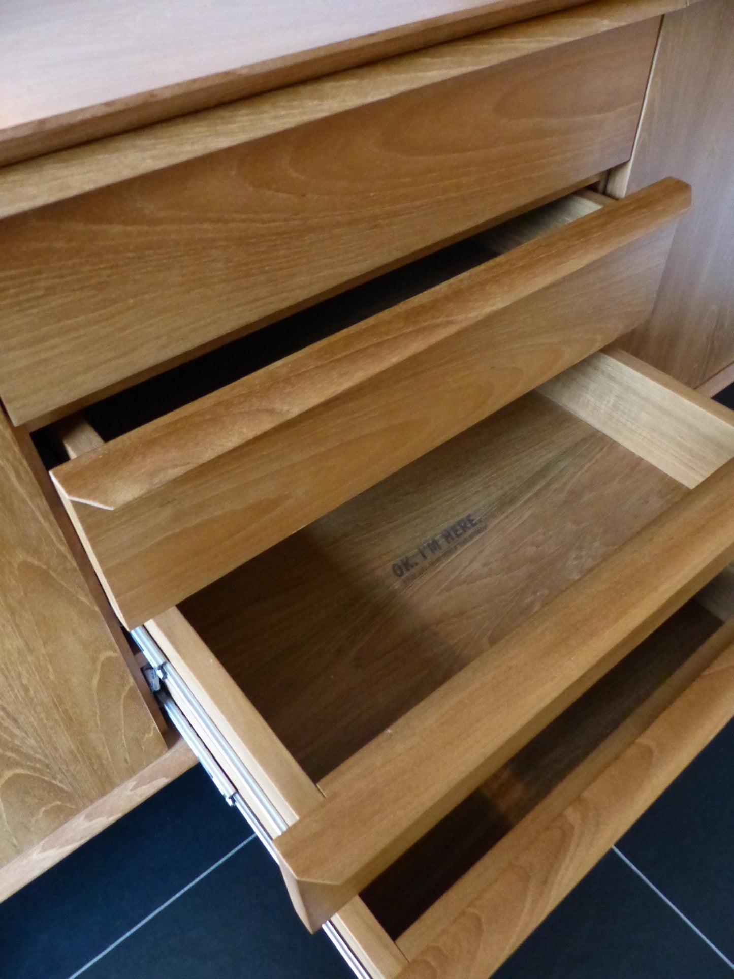 Scandinavian design sideboard teak
