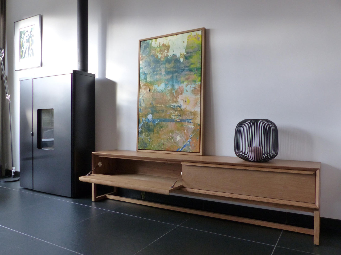 Scandinavian design TV furniture teak