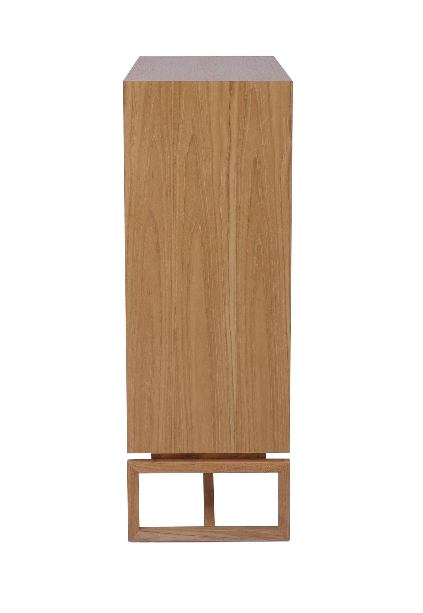 Scandinavian design sliding door wardrobe teak