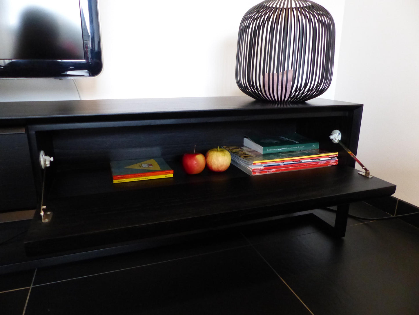 Scandinavian design TV furniture black
