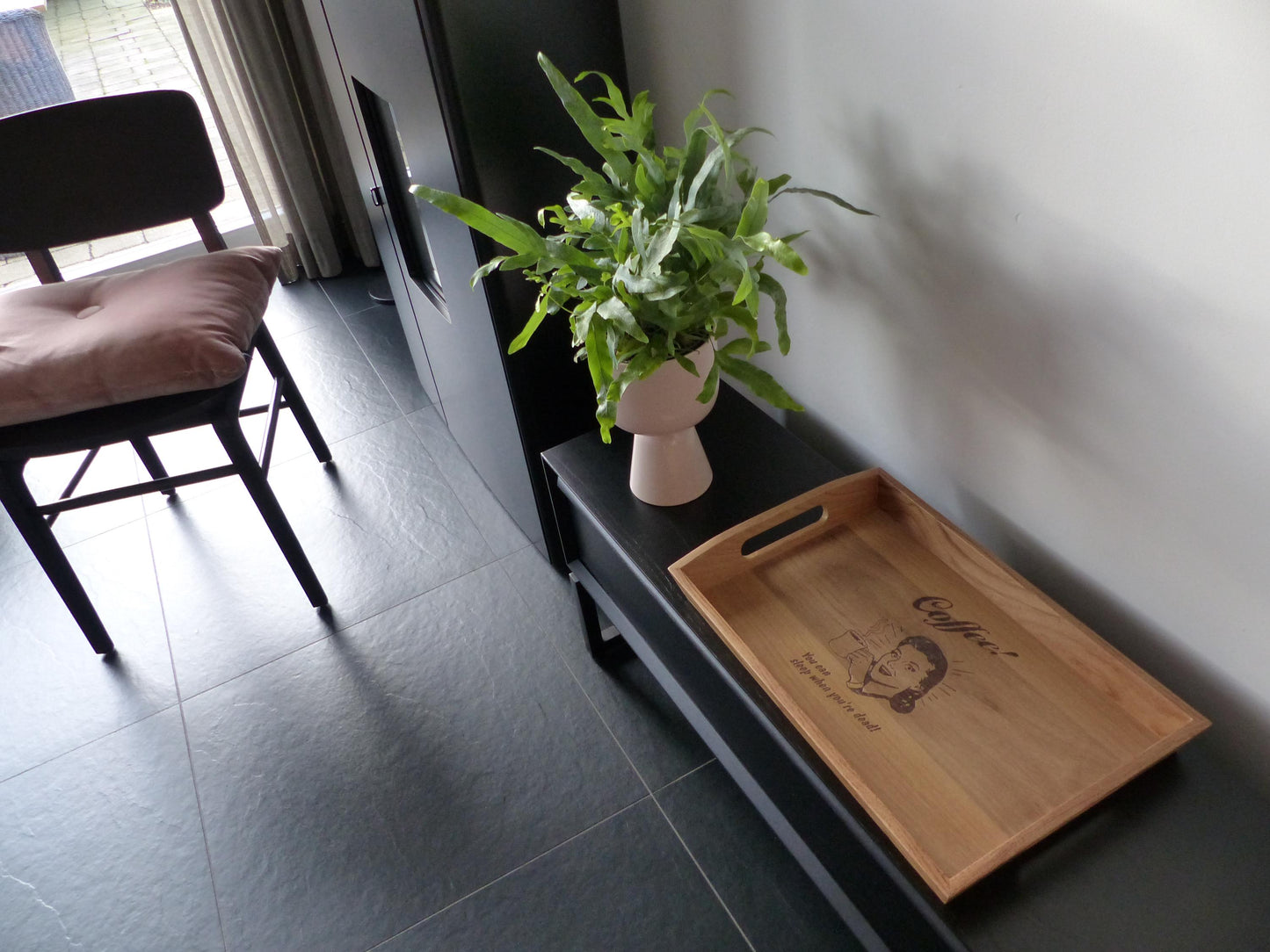Scandinavian design TV furniture black