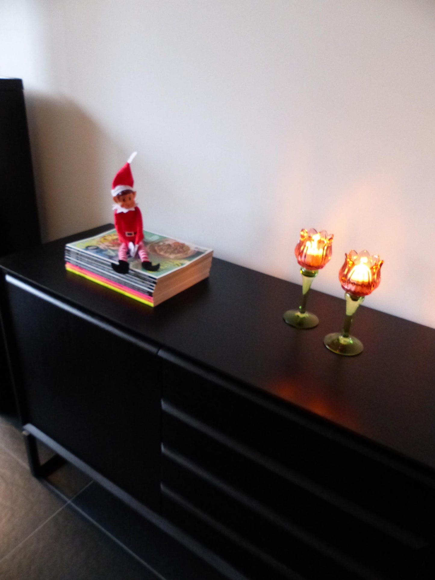 Scandinavian design sideboard black