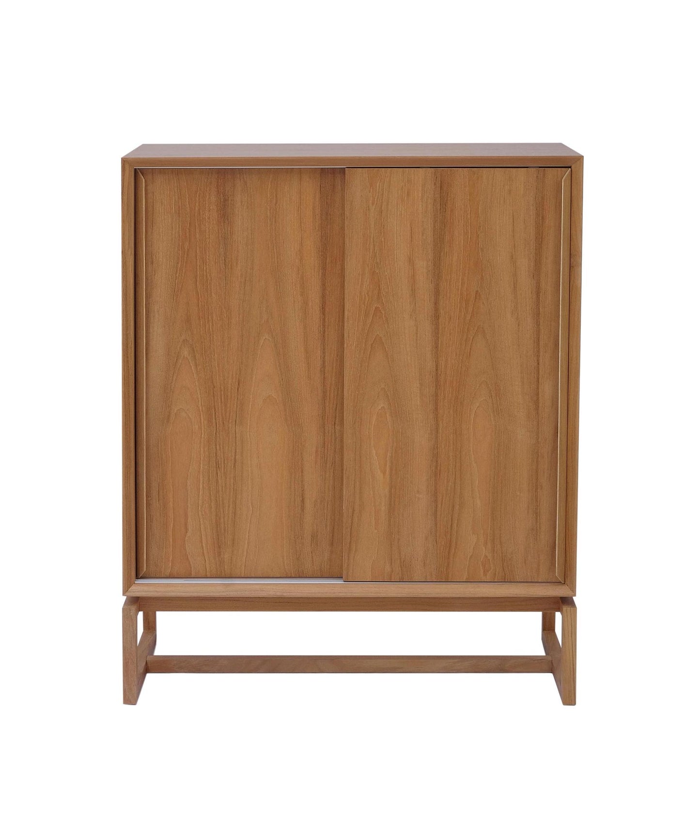 Scandinavian design sliding door wardrobe teak