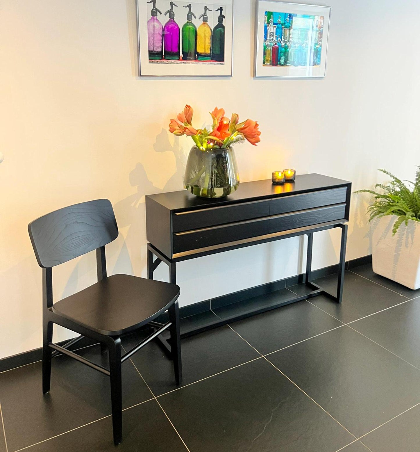 Scandinavian design chair black