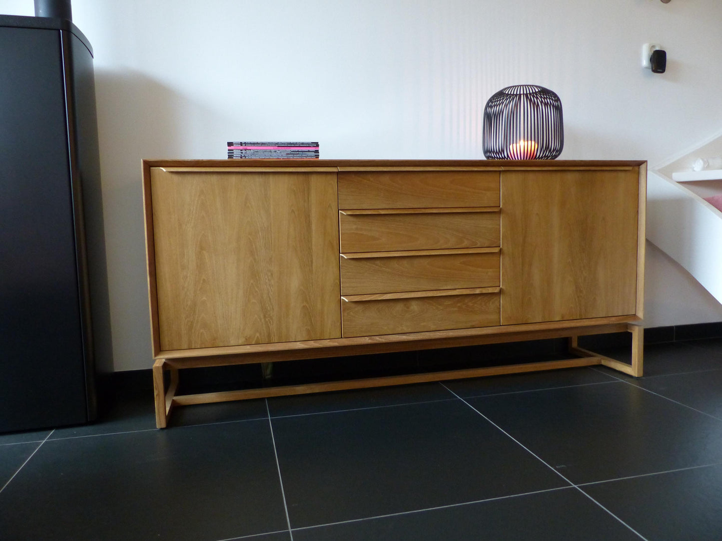 Scandinavian design sideboard teak