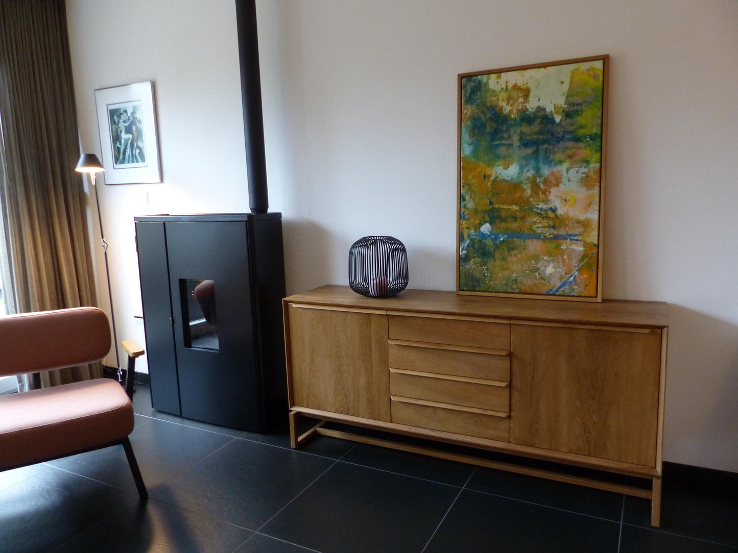 Scandinavian design sideboard teak