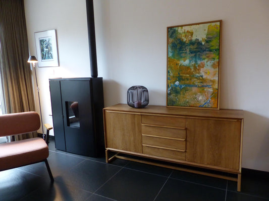 Scandinavian design sideboard teak