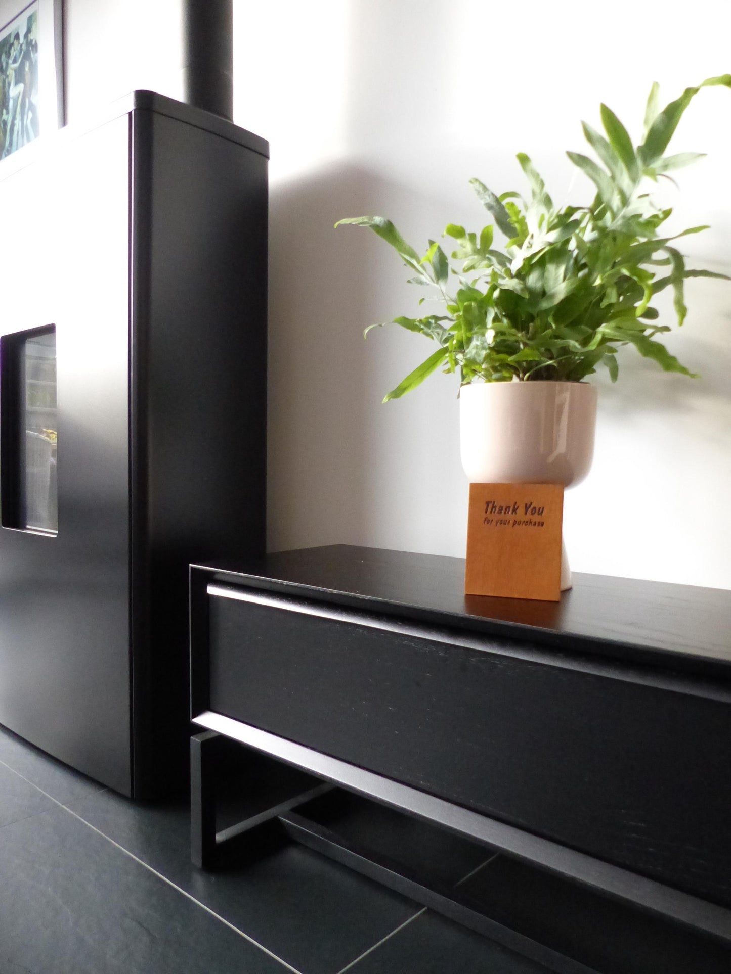 Scandinavian design TV furniture black