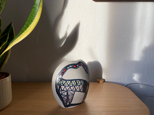 Scandinavische Keramische Vaas - Groot