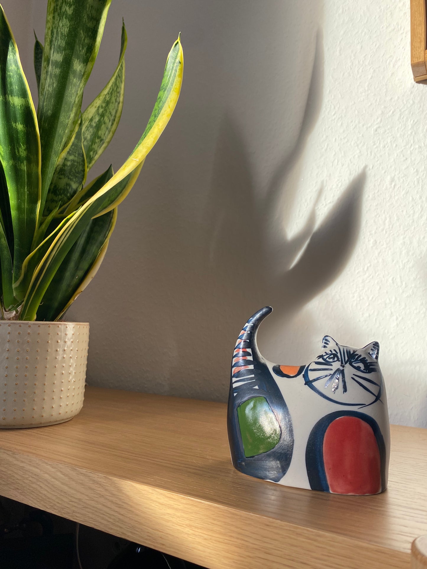 Handgemaakte Keramische Kat