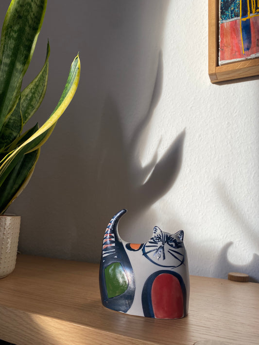Handgemaakte Keramische Kat