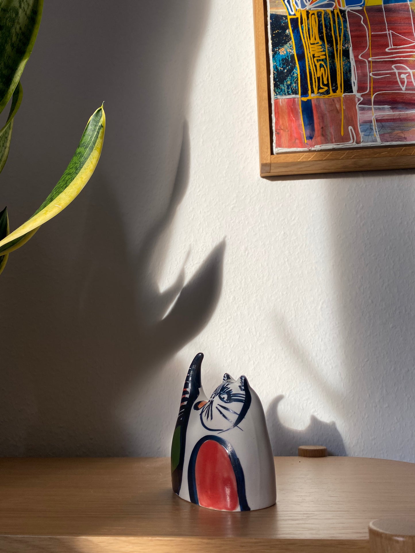 Handgemaakte Keramische Kat