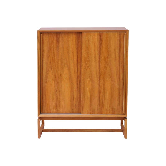 Scandinavian design sliding door wardrobe teak