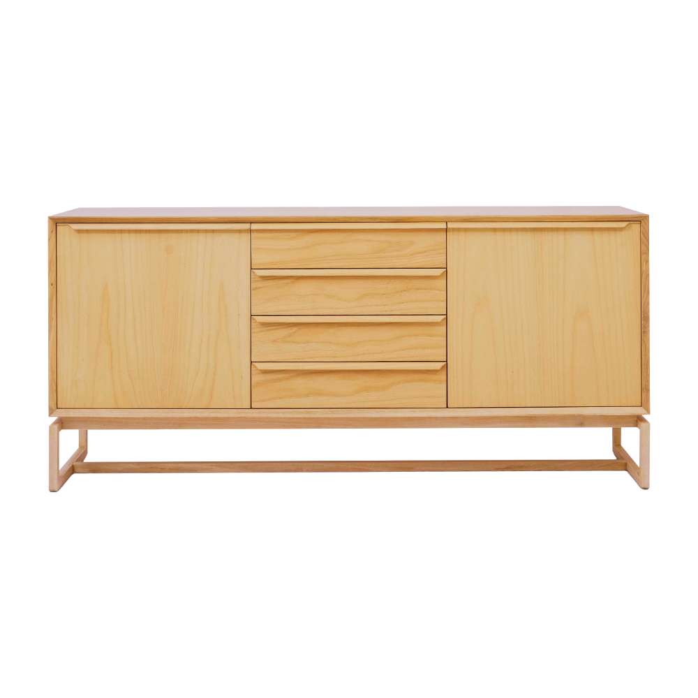 Scandinavian design sideboard natural