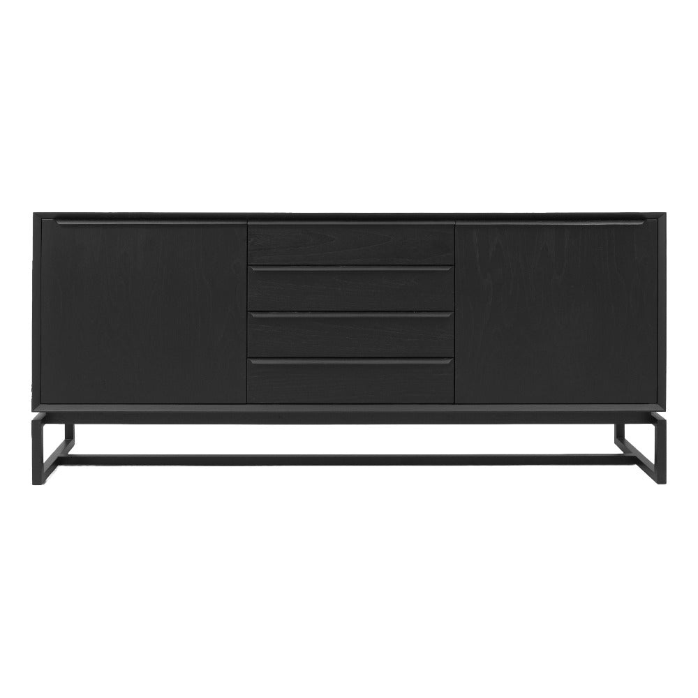 Scandinavian design sideboard black
