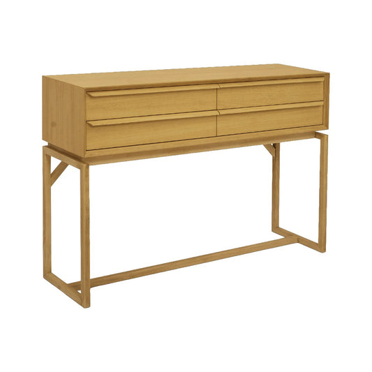 Scandinavian design console table natural
