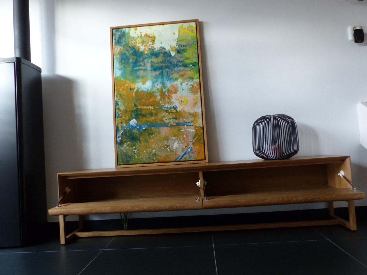 Scandinavian design TV furniture teak