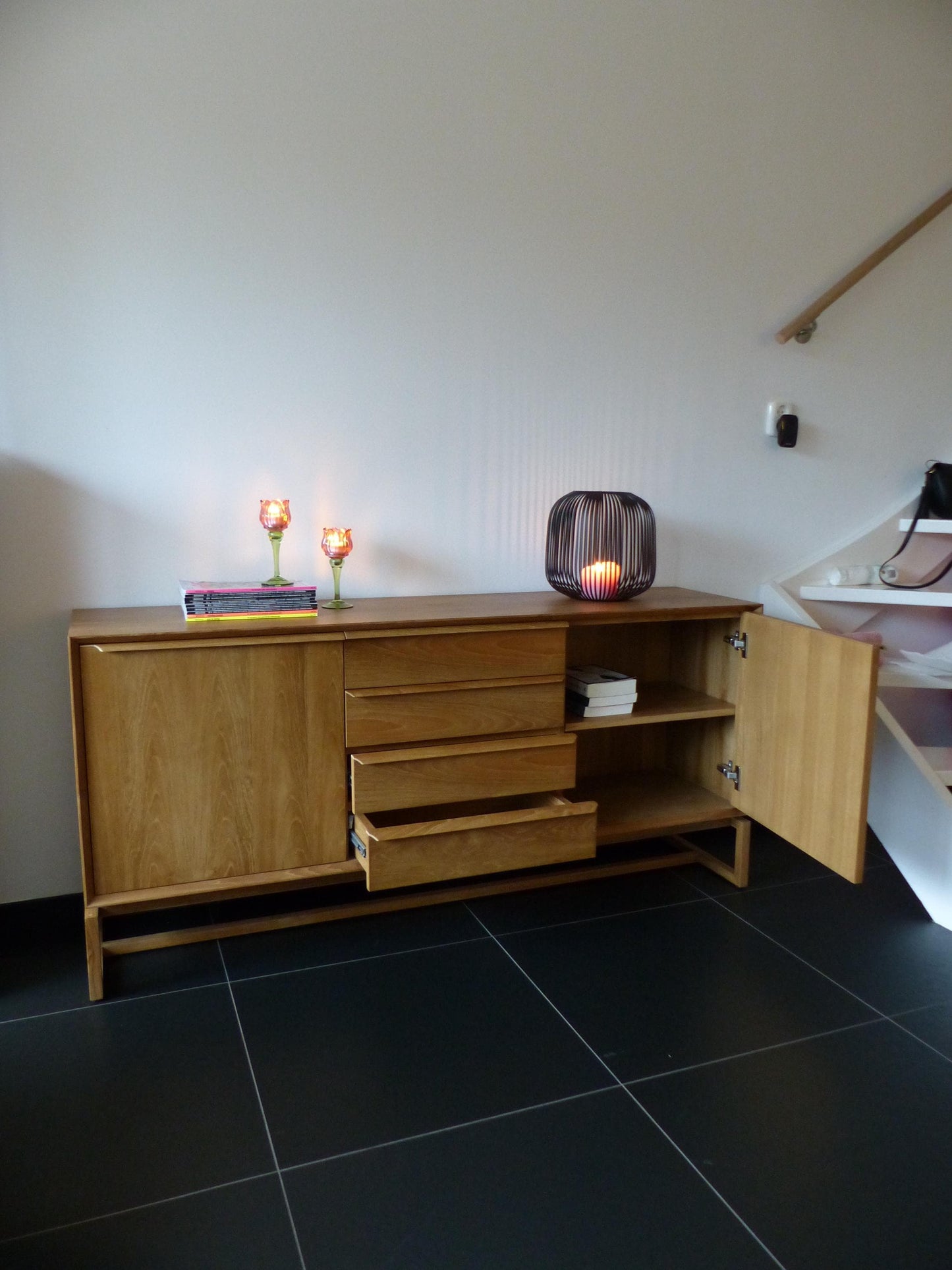 Scandinavian design sideboard teak