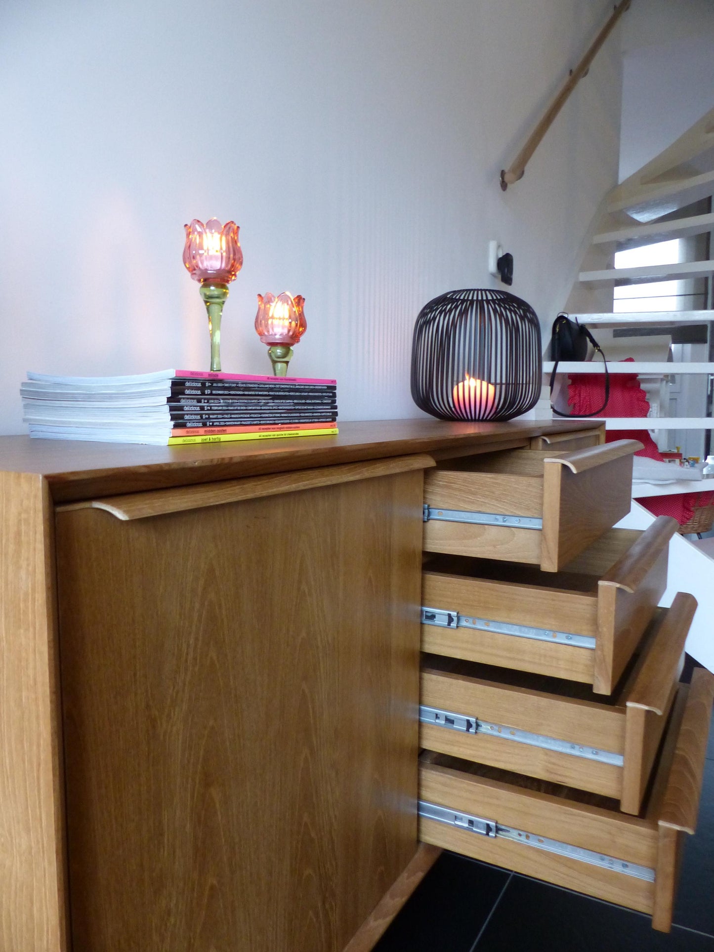 Scandinavian design sideboard teak