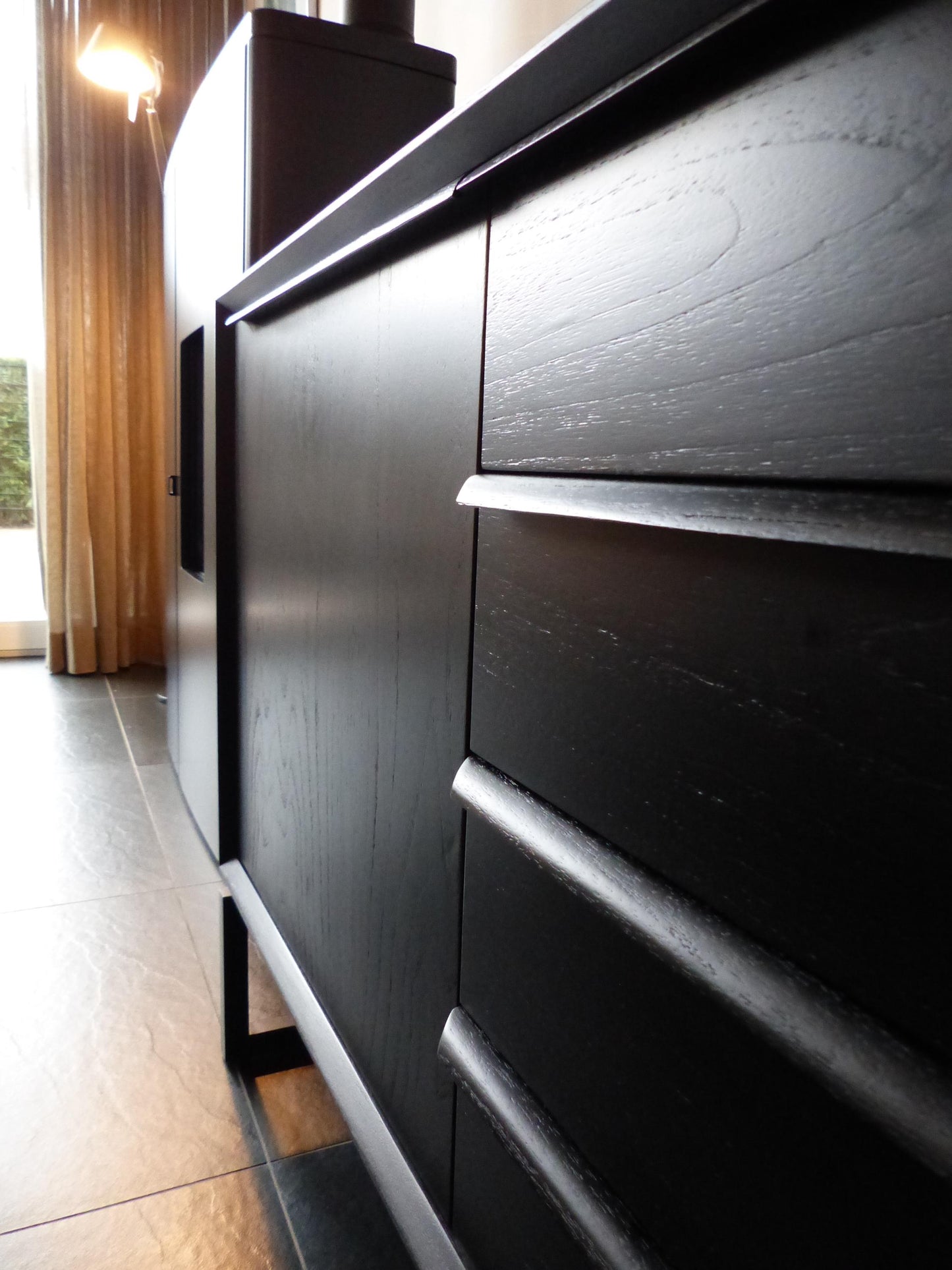 Scandinavian design sideboard black
