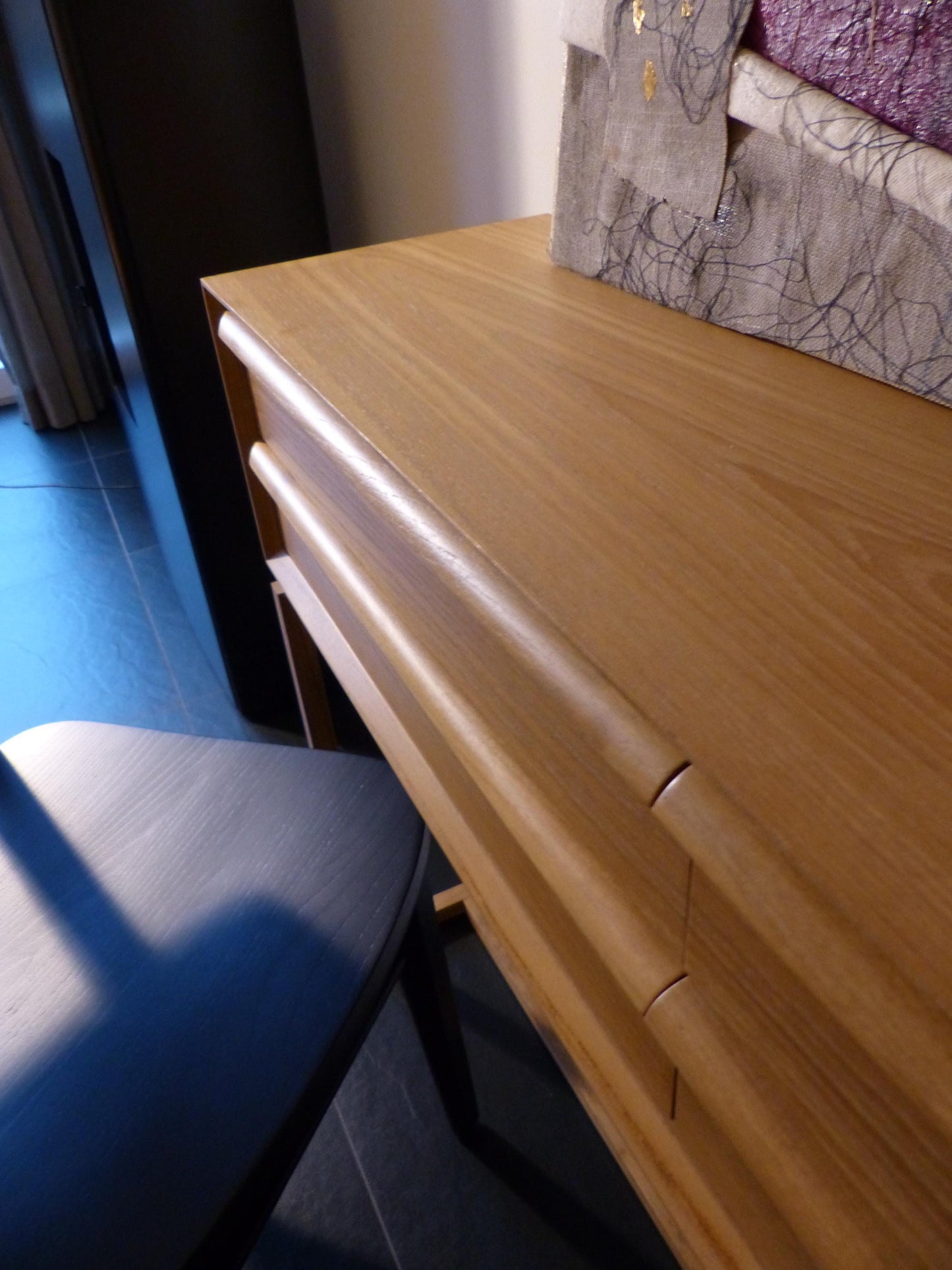 Scandinavian design console table teak