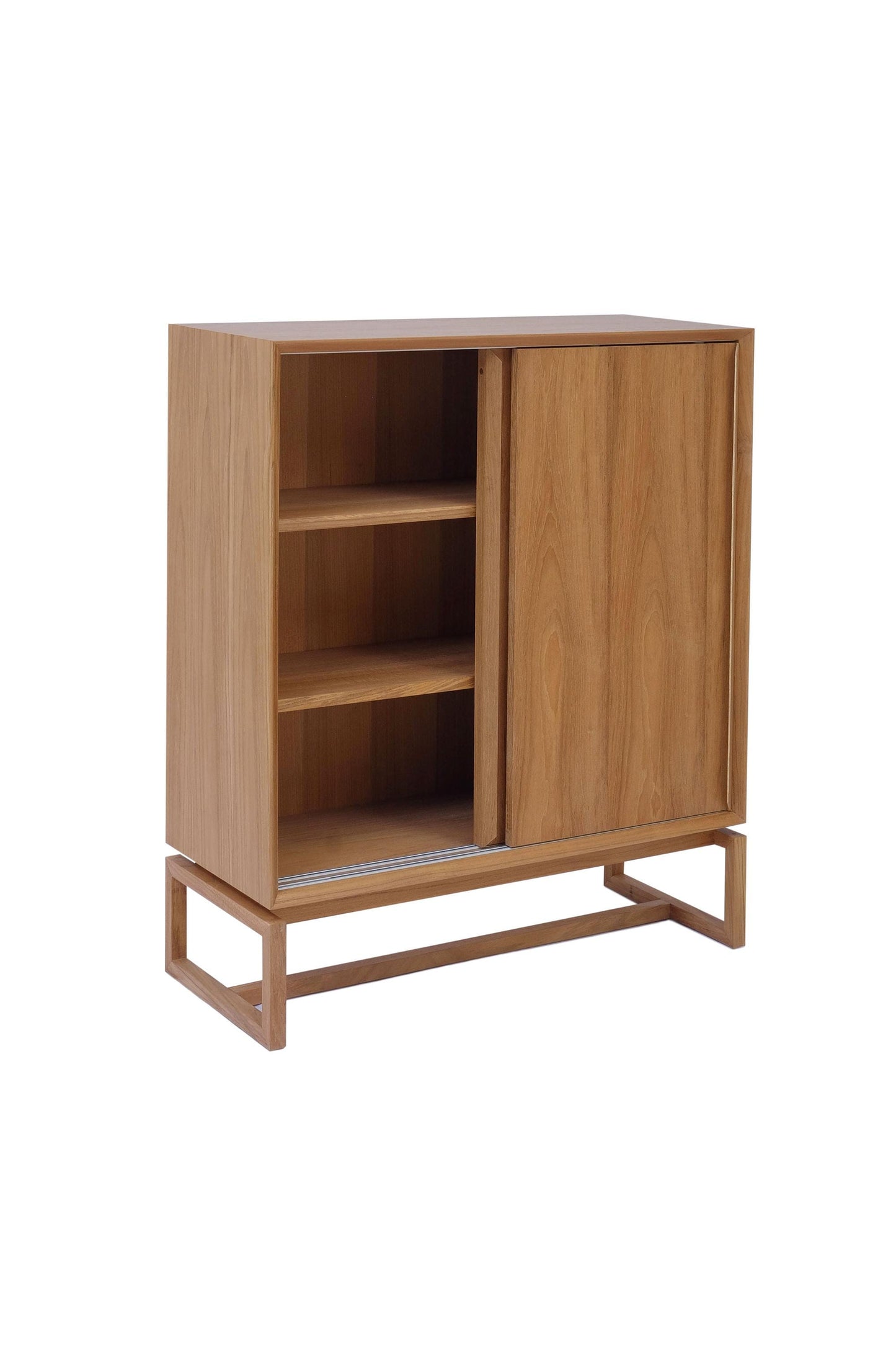 Scandinavian design sliding door wardrobe teak