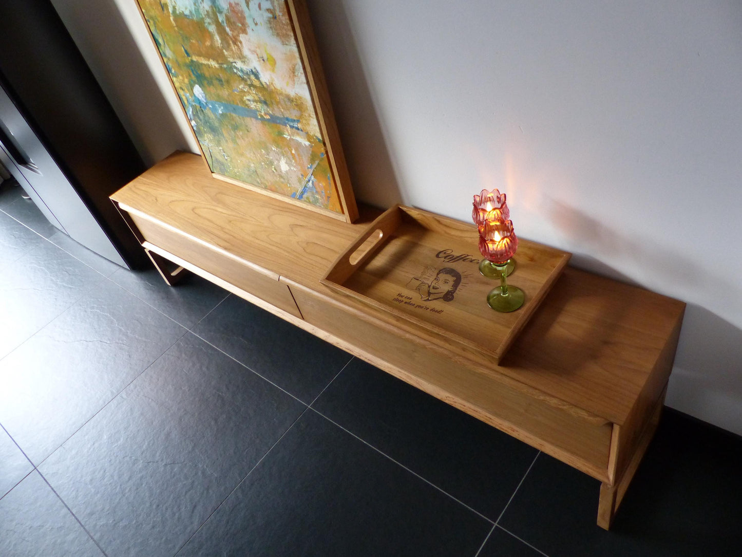 Scandinavian design TV furniture teak