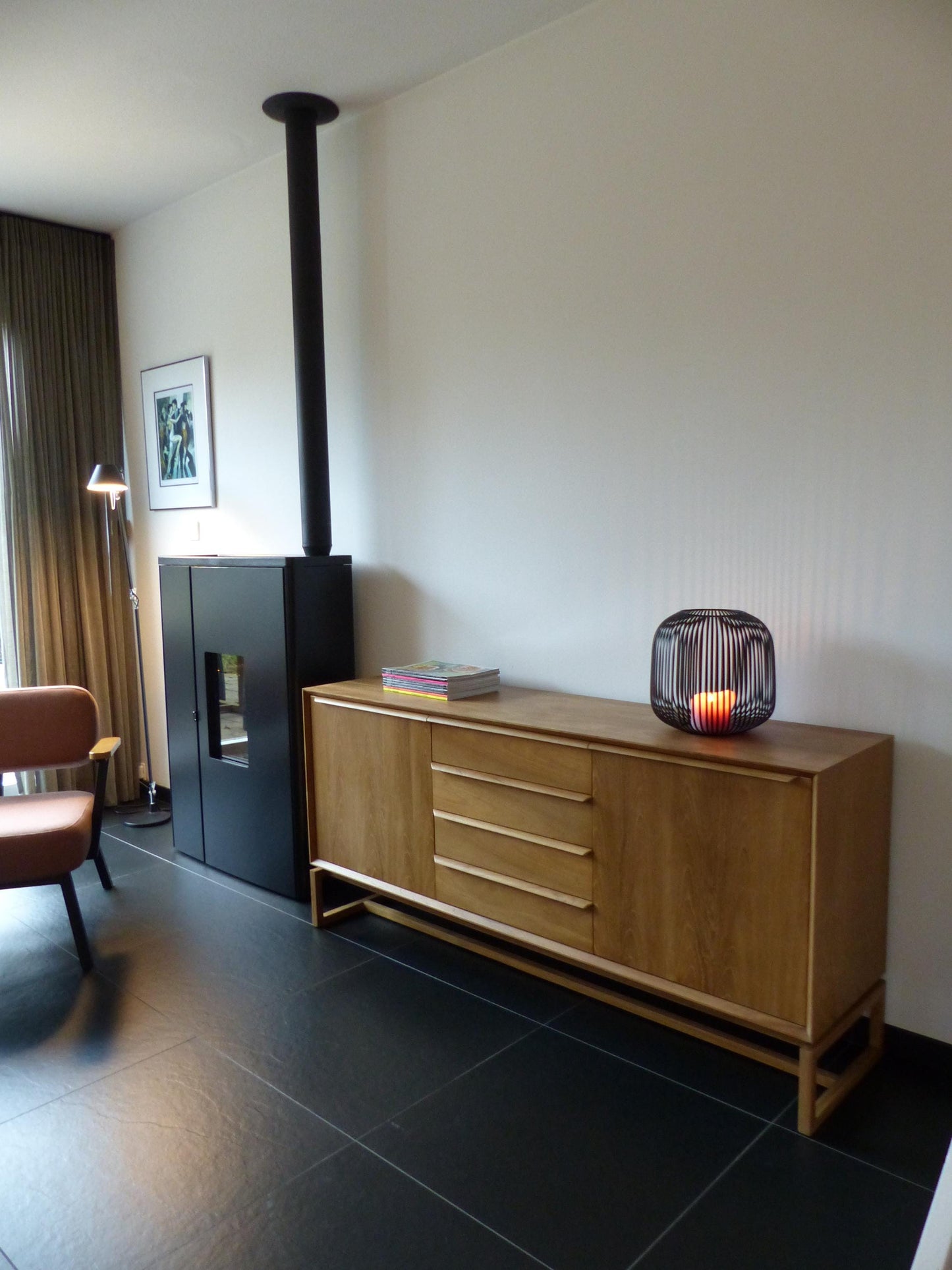 Scandinavian design sideboard teak